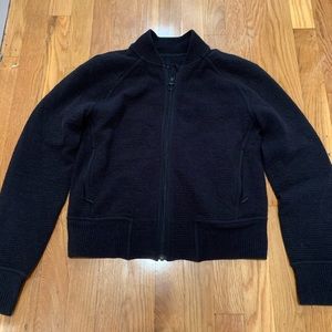 Lululemon Bomber Jacket Black Size 4
